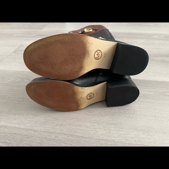 Michael Kors black & brown riding boots - Picture 5 of 7